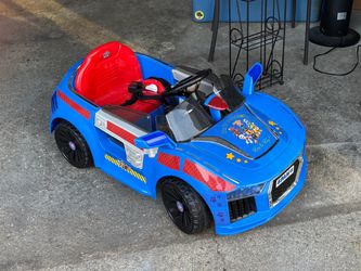 12 volt battery powered paw patrol car