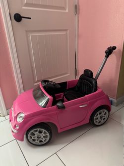 Pink car & walking toy