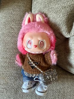 Pink labubu