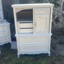 French provincial chest armoire