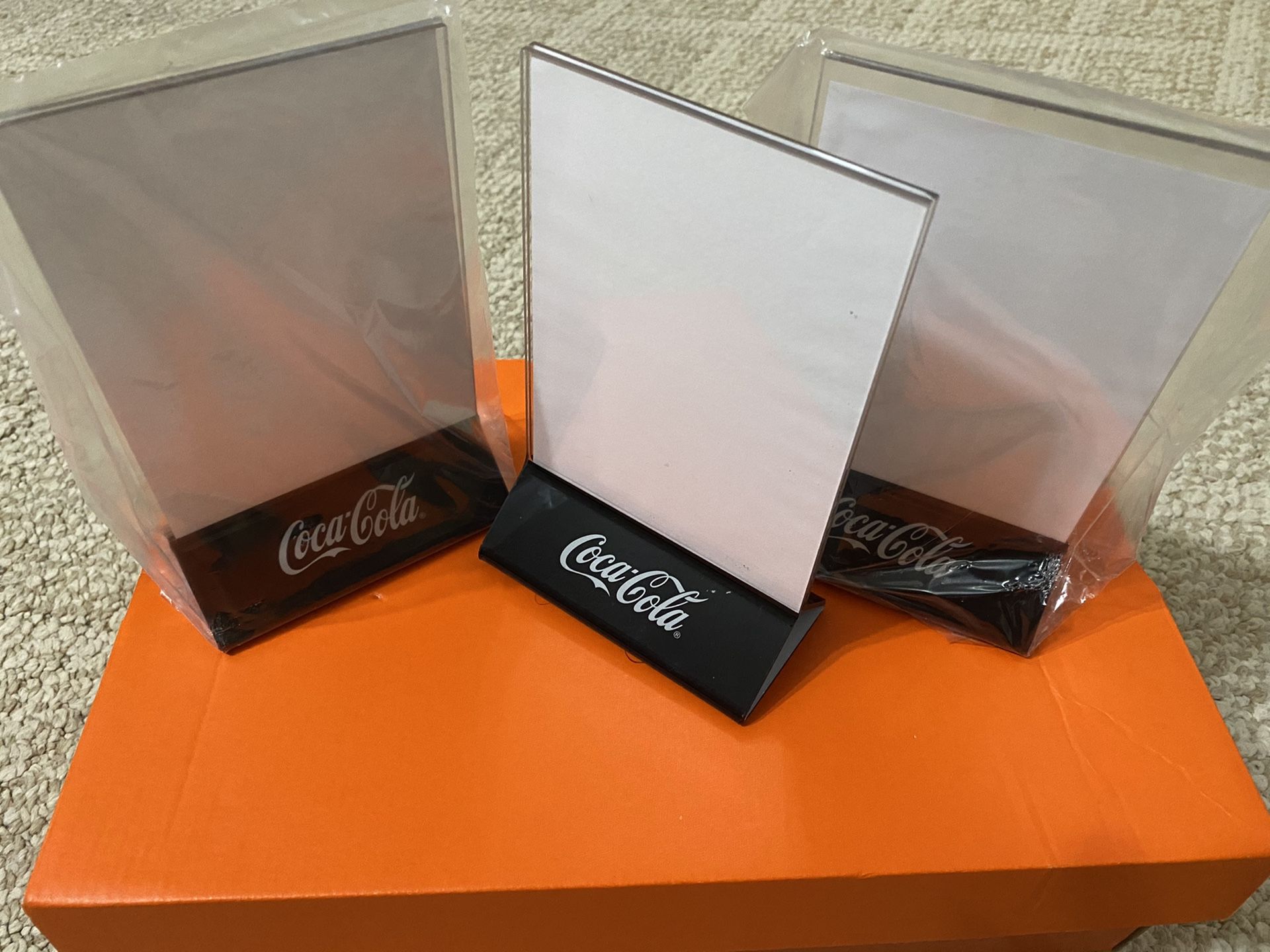 Coca Cola Table Tents Display New 10