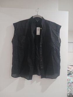 Camisa Negra De Mujer Banana República 