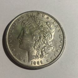 1889 Morgan One Dollar Coin