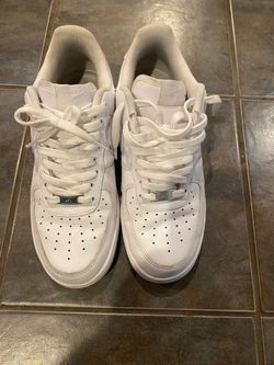 White Air Force Ones Size 9