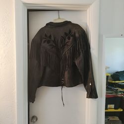 LADIES LEATHER JACKET 