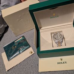Down to 3k Iced out designer watch -Rolex-