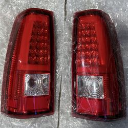 03-06 Chevy Silverado LED Bar Tail Lights