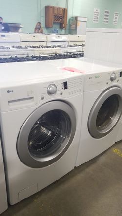 Lg washer and gas dryer set