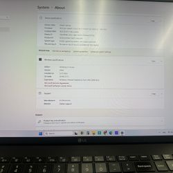 LG GRAM 17in laptop (i7, 16GB memory) 