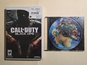Mario galaxy 2 and black ops for Nintendo Wii