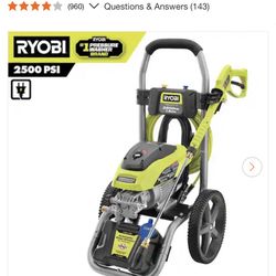 RYOBI 2500 PSI 1.2 GPM High Performance Cold Water Electric Pressure Washer$220 Brand New Seal Box 