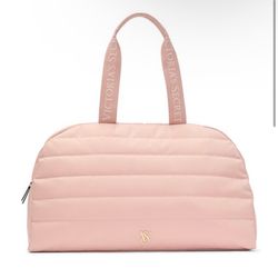 Pink Victorias Secret Weekender Bag