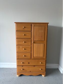 Solid Wood Armoire Dresser – Custom-Built, Timeless Piece