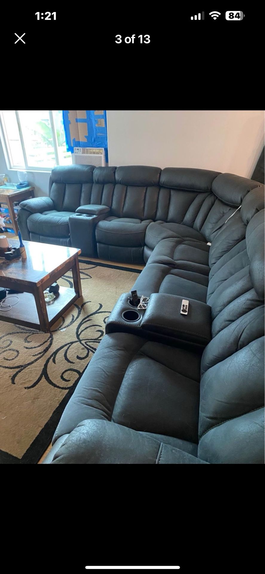Black Sectional Couch