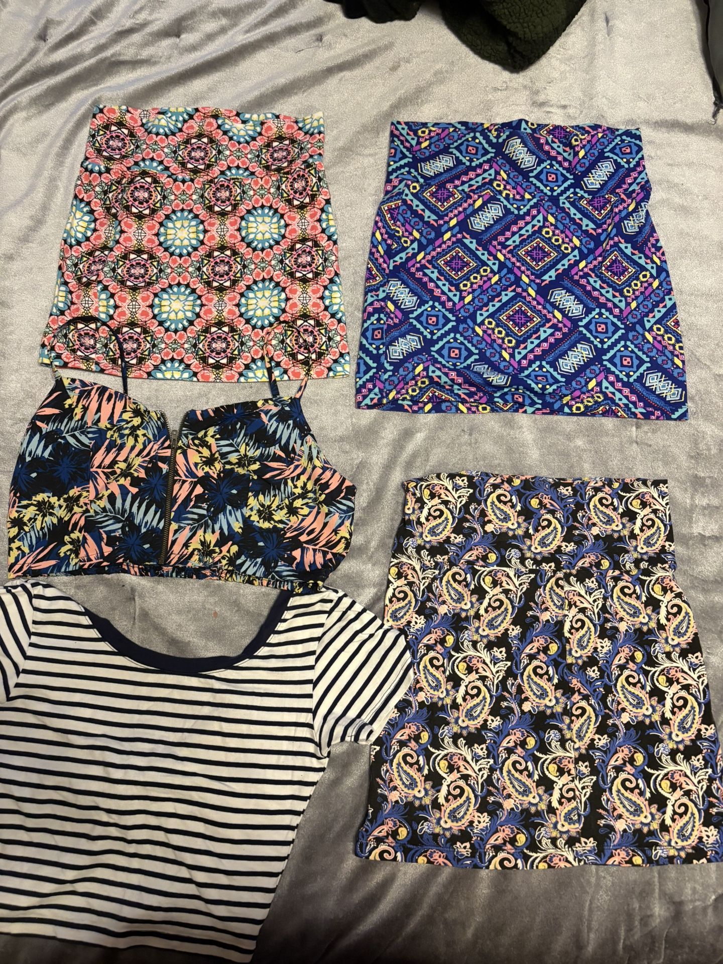 Skirts And Crop Tops