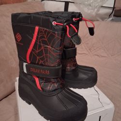 Dream Pairs Kid's Waterproof Snow Boots Size 13