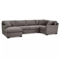 Radley 4-Pc. Fabric Chaise Sectional Sofa with Corner Piece