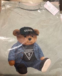 Mens Guess Teddy Bear Shirt