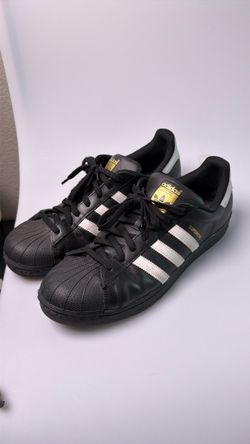 Adidas Superstar Black Low-Top Sneakers