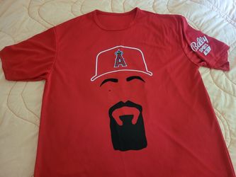 Los Angeles Angels Anthony Rendon 6 T-Shirt Red MLB Baseball Jersey Promo XL tee