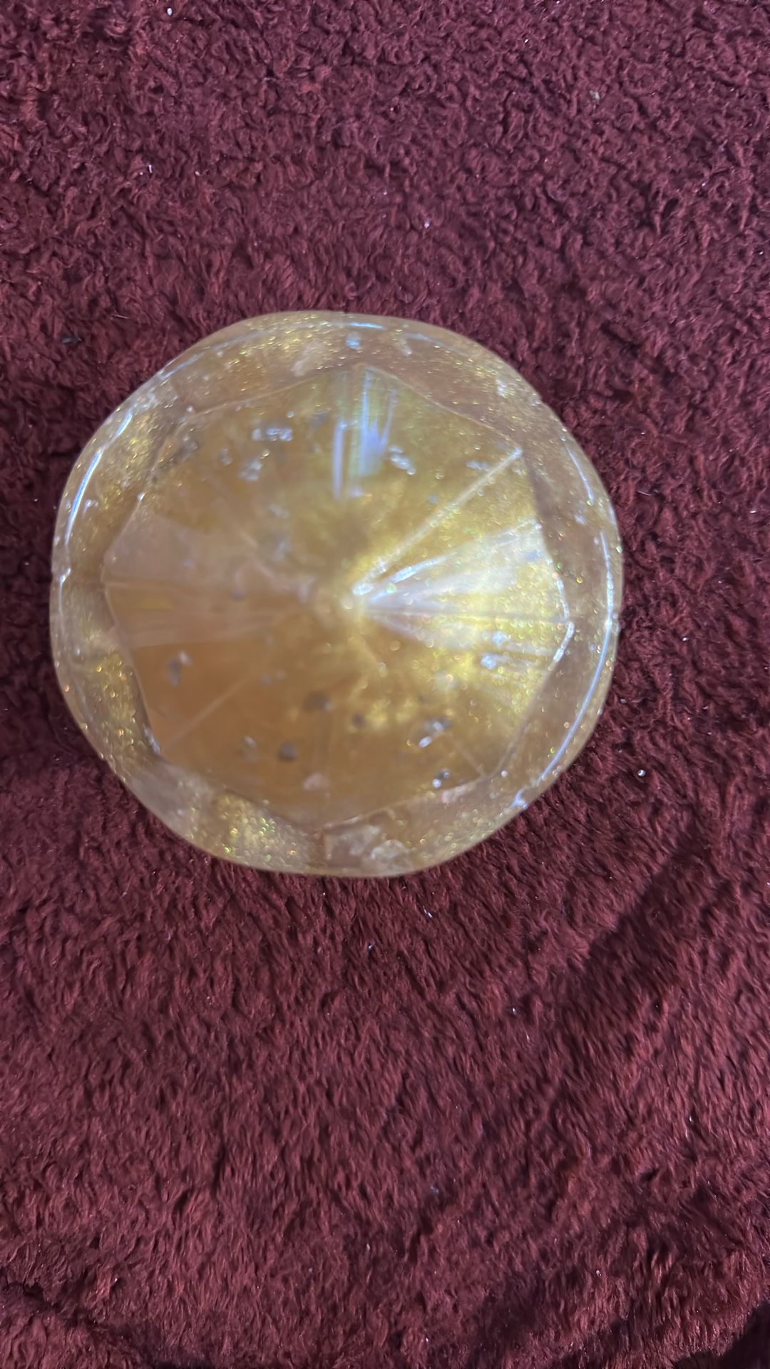 Yellow Glitter Carousel