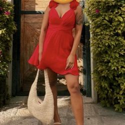 Flirty Red Mini Dress