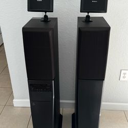 Sony POWERED Speakers SA-VA3 With Cable Tested Sound Great. Used In Good Condition