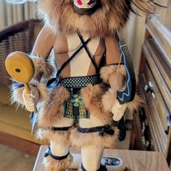 Beautiful Native Honan (Badger) Kachina Figure 