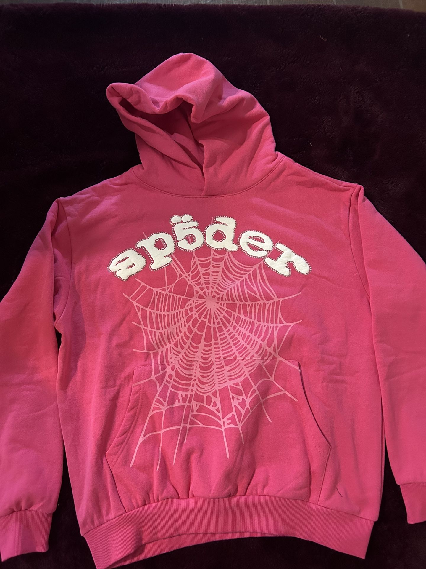 Sp5der Hoodie Pink
