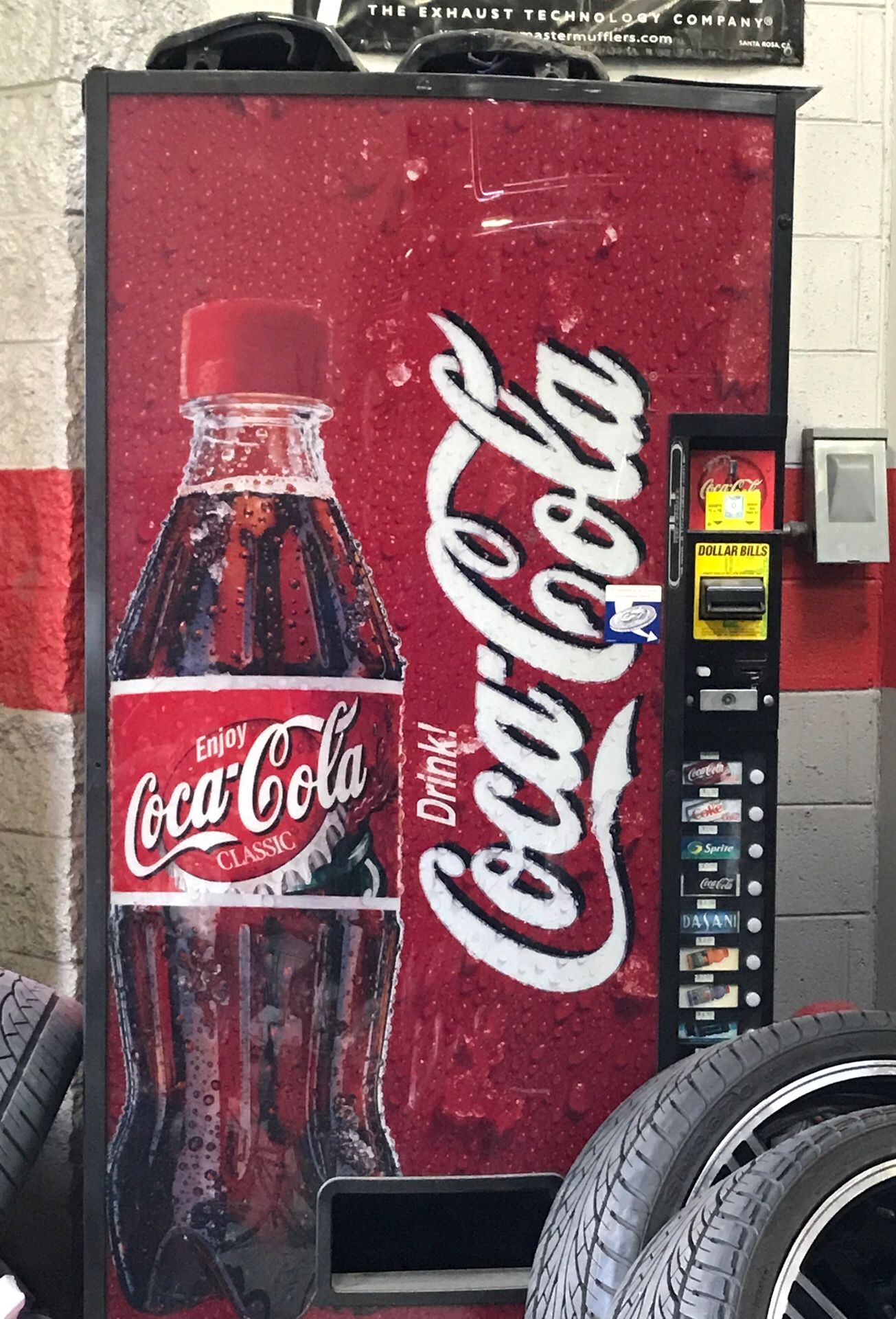Soda vending machine
