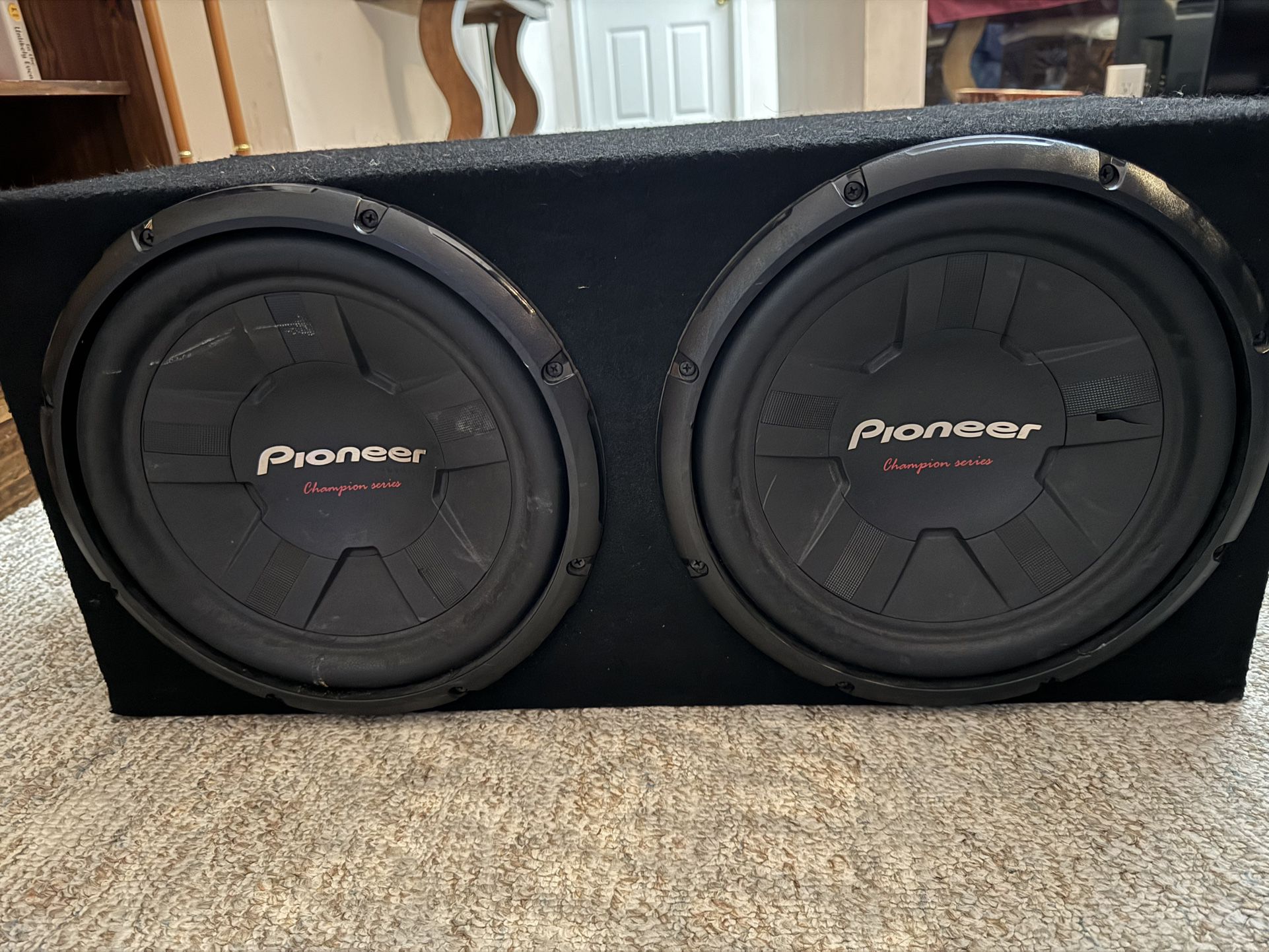 2 2in Pioneer Champion Subwoofers