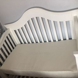 White Baby Crib 