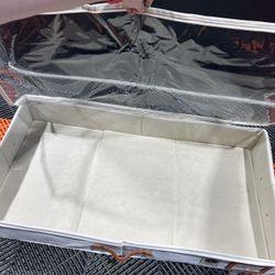 QStorageWorks Extra Large Under Bed Storage Containers with Handles and Label Holder