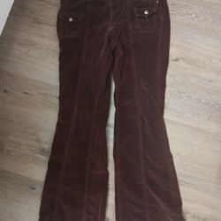Flared corduroy Pants Dark Brownish(⁠ ⁠◜⁠‿⁠◝⁠ ⁠)⁠♡