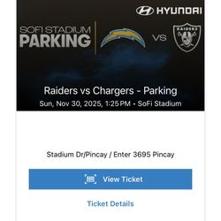 Chargers vs Raiders 