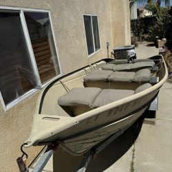 Aluminum Fishing Boat With trailer 