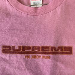 Supreme Connected T Pink Size L Rare 
