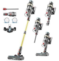 Cordless Vacuum Cleaner Stick Vauum Cleaner for Pet Hair, Carpet, Hardwood Floor Powerful Suction 550W