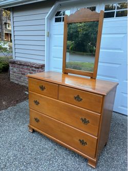 Solid Maple Dresser