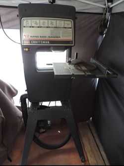 12 band saw and sander
