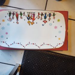 Christmas Platter Dr. Seuss