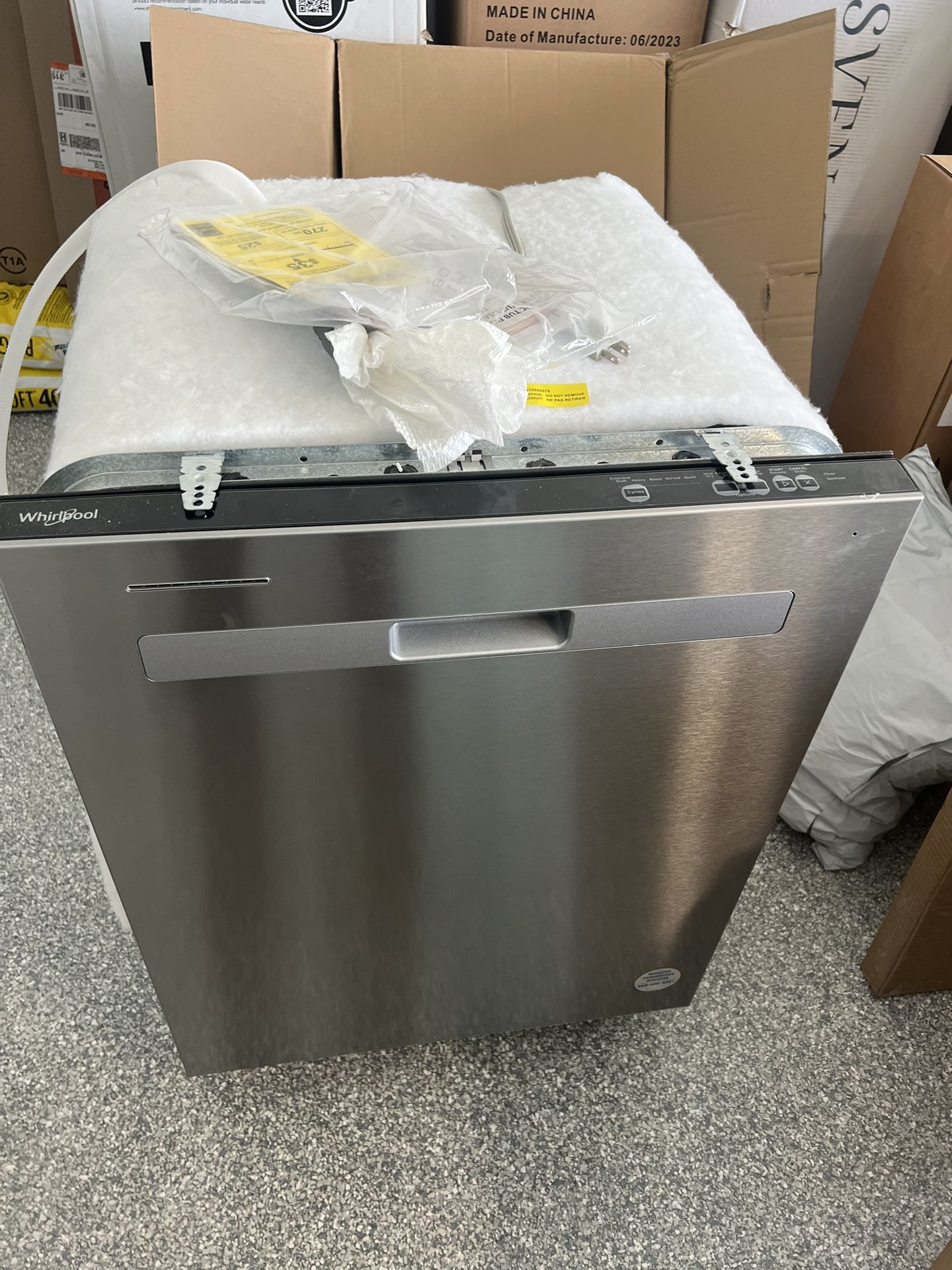 Whirlpool Dishwasher And Microwave Stainless Steel 