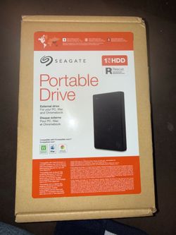 NEW Seagate 1TB Portable External Hard Drive USB HDD Sealed
