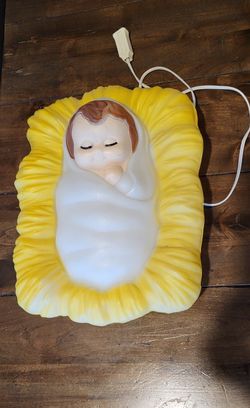 Blow Mold Baby Jesus