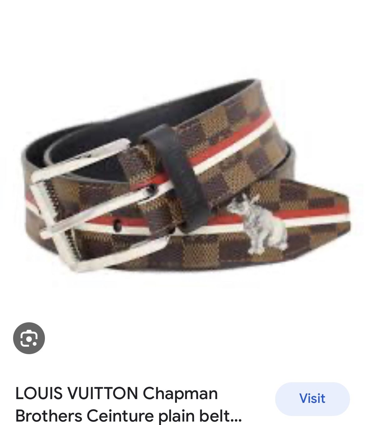 Louis Vuitton Chapman Belt 