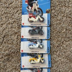 Honda Super club Hot wheels motorcycles  collection