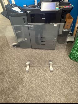 Plexiglass desk shield