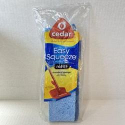 O-Cedar Easy Squeeze Sponge Mop Refill Absorbent Sponge for Hinge Mop Sealed cleaning supplies home
