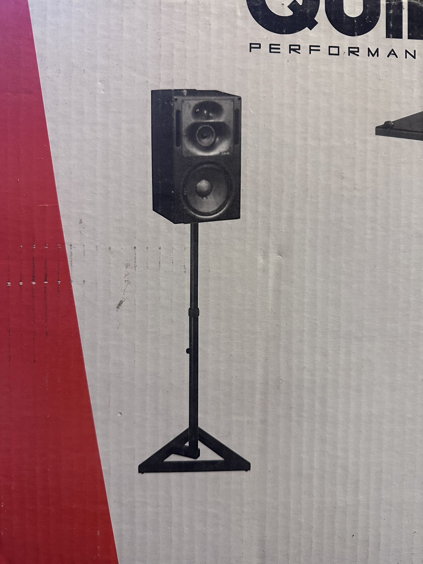 QuikLok BS300 Studio Monitor Speaker Stand (Adjustable Height)