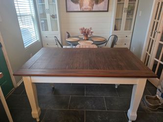 Farmhouse Dining Table and chairs